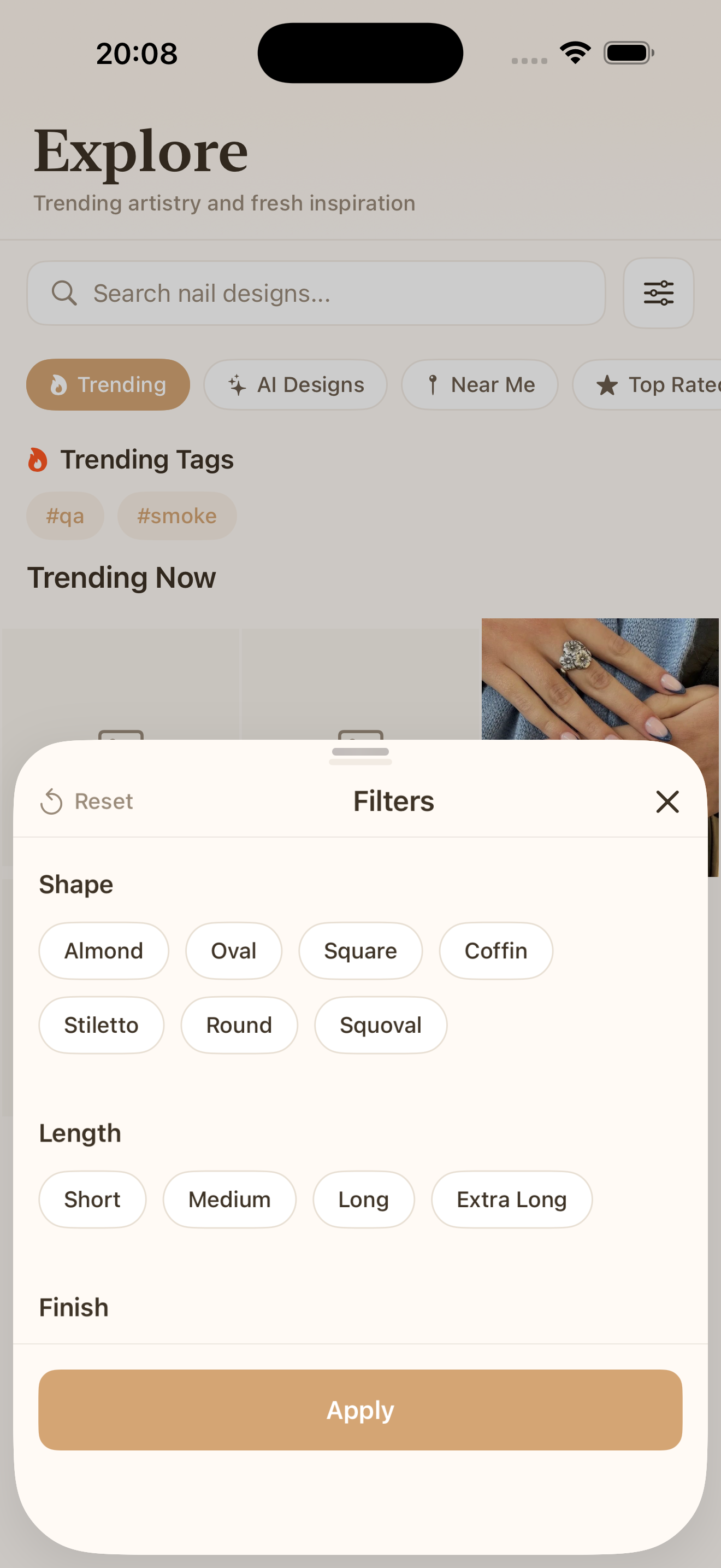 Explore feed